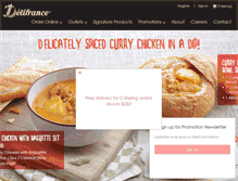 Tablet Screenshot of delifrance.com.sg